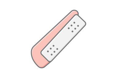 Tırnak Tamponu, vektör, piksel mükemmel, illüstratör dosyası