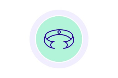 Saç bandı, vektör, piksel mükemmel, illüstratör dosyası