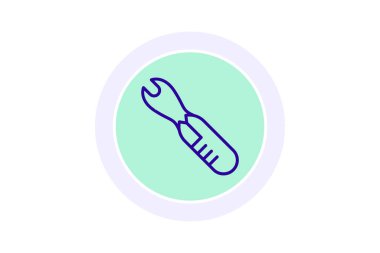 Tırnak içi Öğütücü, vektör, piksel mükemmel, illüstratör dosyası