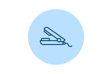 Saç düzleştirici, vektör, piksel mükemmel, illüstratör dosyası