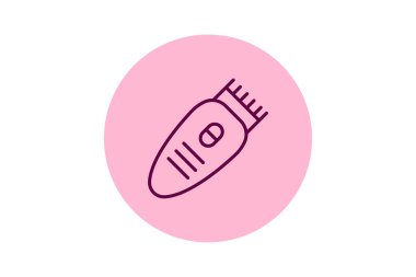 Saç kesicisi, vektör, piksel mükemmel, illüstratör dosyası