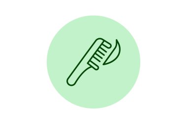 Kuyruk tarak, vektör, piksel mükemmel, illüstratör dosyası