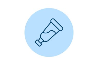 Saç Rengi Tüpü, vektör, piksel mükemmel, illüstratör dosyası