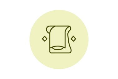 Yüz Havlusu, vektör, piksel mükemmel, illüstratör dosyası