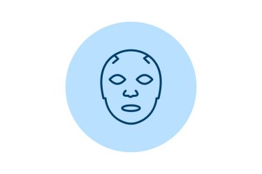 Yüz Maskesi Sayfası, vektör, piksel mükemmel, illüstratör dosyası