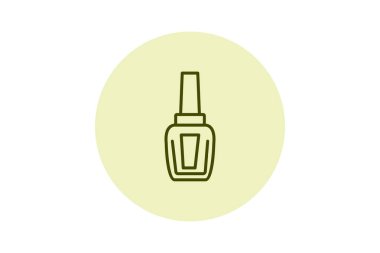 Çivi cilası şişesi, vektör, piksel mükemmel, illüstratör dosyası