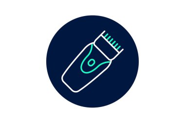 Saç kırpıcı, vektör, piksel mükemmel, illüstratör dosyası