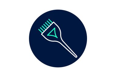 Saç fırçası, vektör, piksel mükemmel, illüstratör dosyası