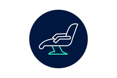 Masaj Sandalyesi, vektör, piksel mükemmel, illüstratör dosyası