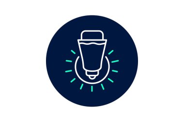 Uv lambası, vektör, piksel mükemmel, illüstratör dosyası