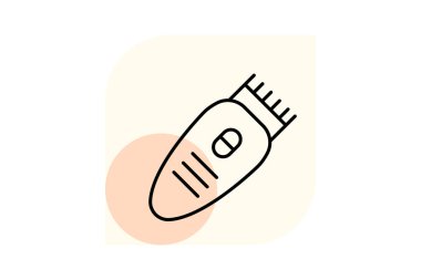 Saç kesicisi, vektör, piksel mükemmel, illüstratör dosyası