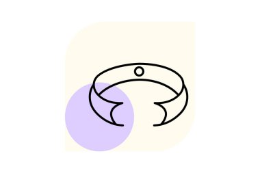 Saç bandı, vektör, piksel mükemmel, illüstratör dosyası