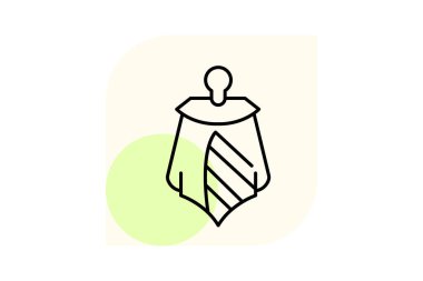 Berber Burnu, vektör, piksel mükemmel, illüstratör dosyası