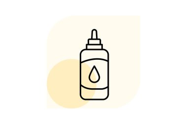 Saç yağı şişesi, vektör, piksel mükemmel, illüstratör dosyası