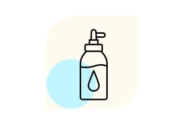 Saç şişesi, vektör, piksel mükemmel, illüstratör dosyası