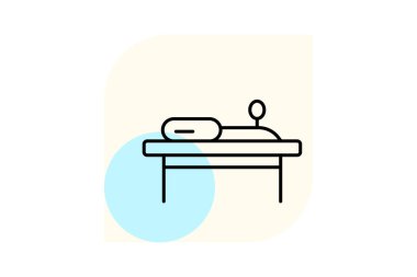 Masaj tablosu, vektör, piksel mükemmel, illüstratör dosyası