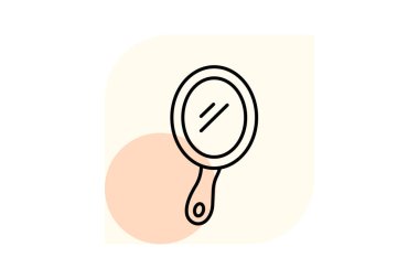 El aynası, vektör, piksel mükemmel, illüstratör dosyası