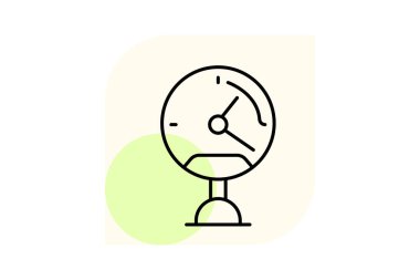 Salon Saati, vektör, piksel mükemmel, illüstratör dosyası