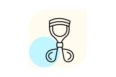 Kirpik Curler, vektör, piksel mükemmel, illüstratör dosyası