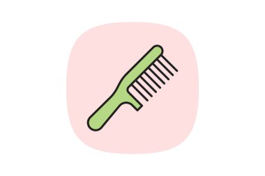 Geniş Diş Tarak, vektör, piksel mükemmel, illüstratör dosyası