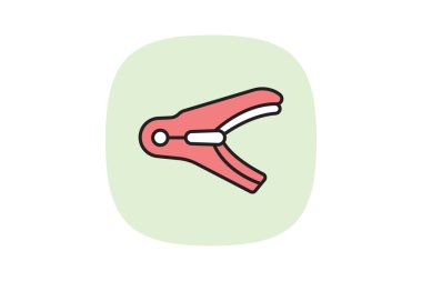 Ördek gagalı Klip, vektör, piksel mükemmel, illüstratör dosyası