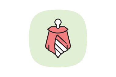 Berber Burnu, vektör, piksel mükemmel, illüstratör dosyası