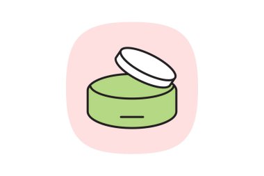 Pomade Jar, vektör, piksel mükemmel, illüstratör dosyası