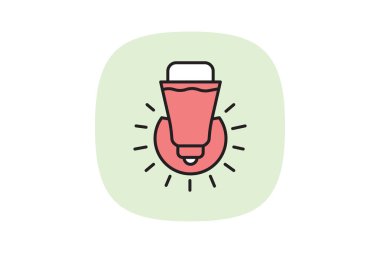 Uv lambası, vektör, piksel mükemmel, illüstratör dosyası