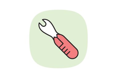 Tırnak içi Öğütücü, vektör, piksel mükemmel, illüstratör dosyası