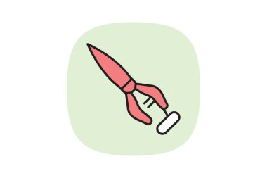 Çivi Sanatı Fırçası, vektör, piksel mükemmel, illüstratör dosyası