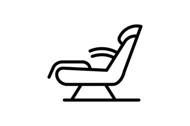 Masaj Sandalyesi, vektör, piksel mükemmel, illüstratör dosyası