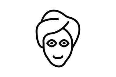 Çamur maskesi, vektör, piksel mükemmel, illüstratör dosyası