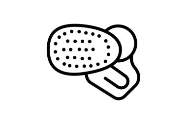 Vücut fırçası, vektör, piksel mükemmel, illüstratör dosyası