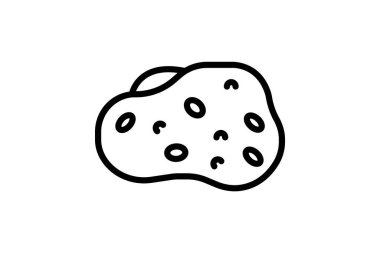 Sünger taşı, vektör, piksel mükemmel, illüstratör dosyası