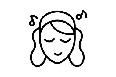 Spa Müzik, vektör, piksel mükemmel, illüstratör dosyası