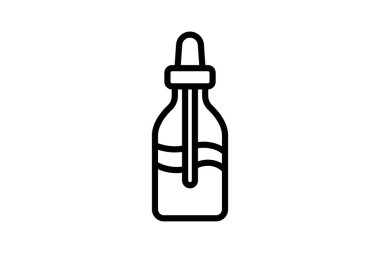 Serum şişesi, vektör, piksel mükemmel, illüstratör dosyası