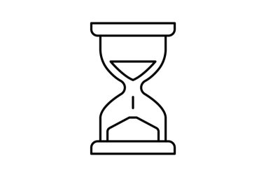 Kum Zamanlayıcı, vektör, piksel mükemmel, illüstratör dosyası