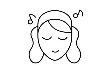 Spa Müzik, vektör, piksel mükemmel, illüstratör dosyası