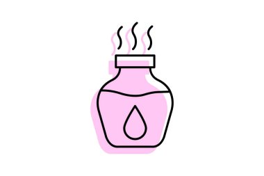 Kokulu yağ, vektör, piksel mükemmel, illüstratör dosyası