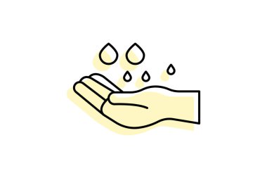 El batırma, vektör, piksel mükemmel, illüstratör dosyası