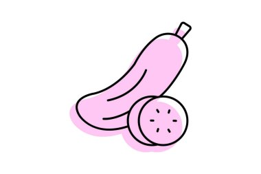 Salatalık suyu, vektör, piksel mükemmel, illüstratör dosyası