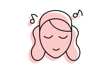 Spa Müzik, vektör, piksel mükemmel, illüstratör dosyası