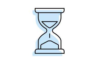 Kum Zamanlayıcı, vektör, piksel mükemmel, illüstratör dosyası