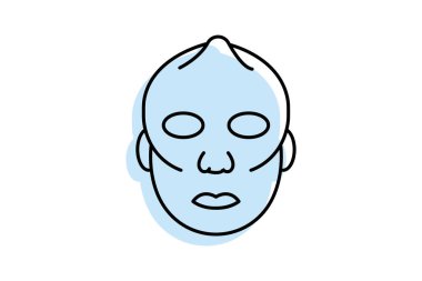 Vücut maskesi, vektör, piksel mükemmel, illüstratör dosyası