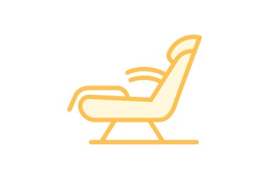 Masaj Sandalyesi, vektör, piksel mükemmel, illüstratör dosyası