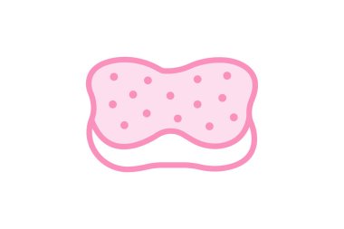 Banyo süngeri, vektör, piksel mükemmel, illüstratör dosyası