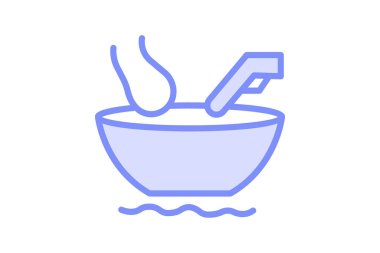 Pedikür kasesi, vektör, piksel mükemmel, illüstratör dosyası