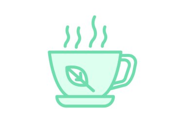 Bitki çayı, vektör, piksel mükemmel, illüstratör dosyası