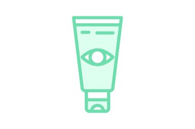 Göz kremi, vektör, piksel mükemmel, illüstratör dosyası