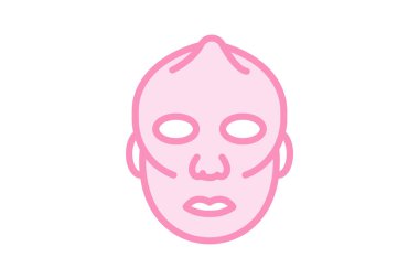 Vücut maskesi, vektör, piksel mükemmel, illüstratör dosyası